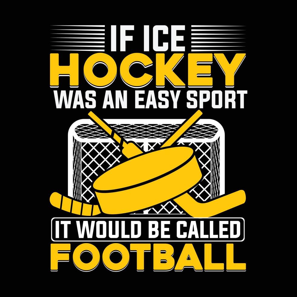 Hockey-T-Shirt-Design-Vektor vektor