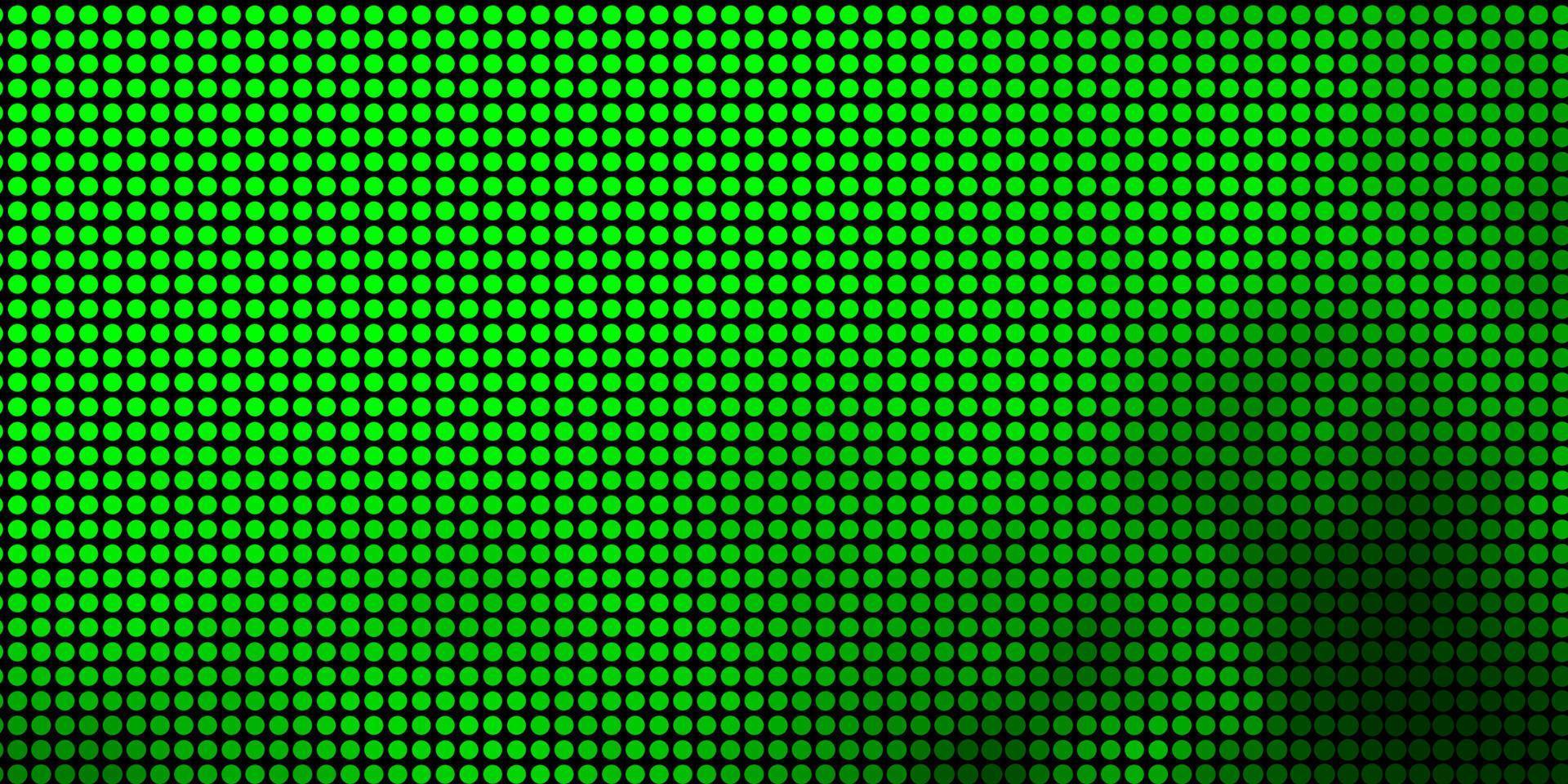 hellgrüner Vektorhintergrund mit Punkten. vektor