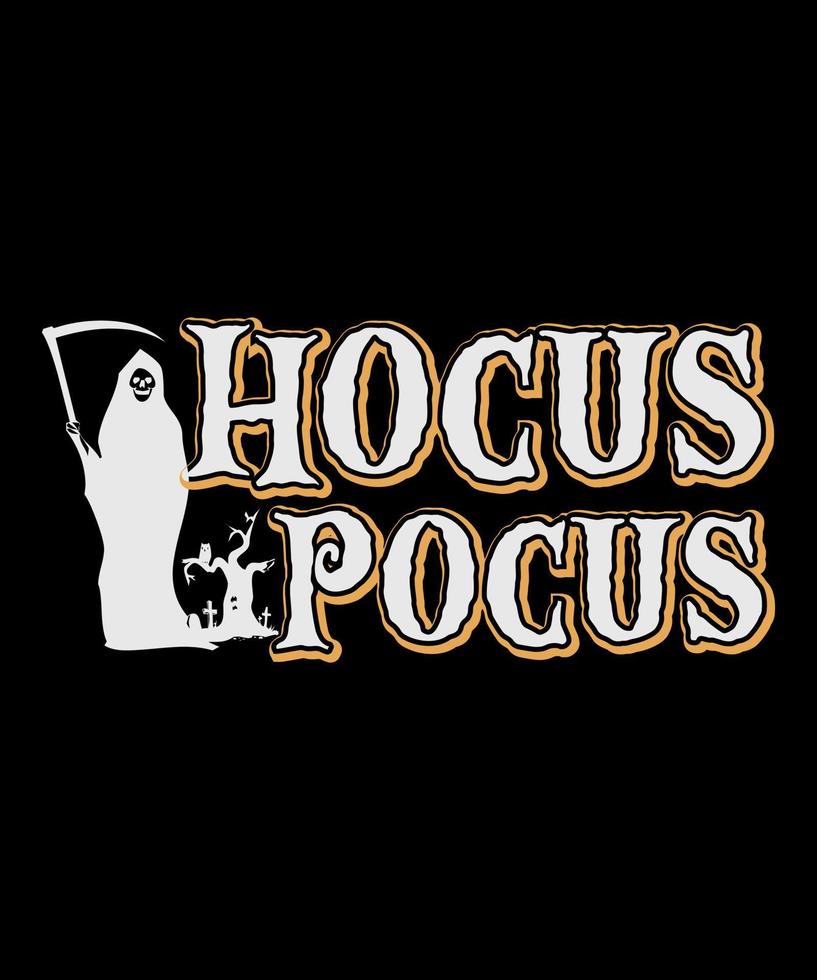 halloween boo hocus pocus illustrationsdesign vektor