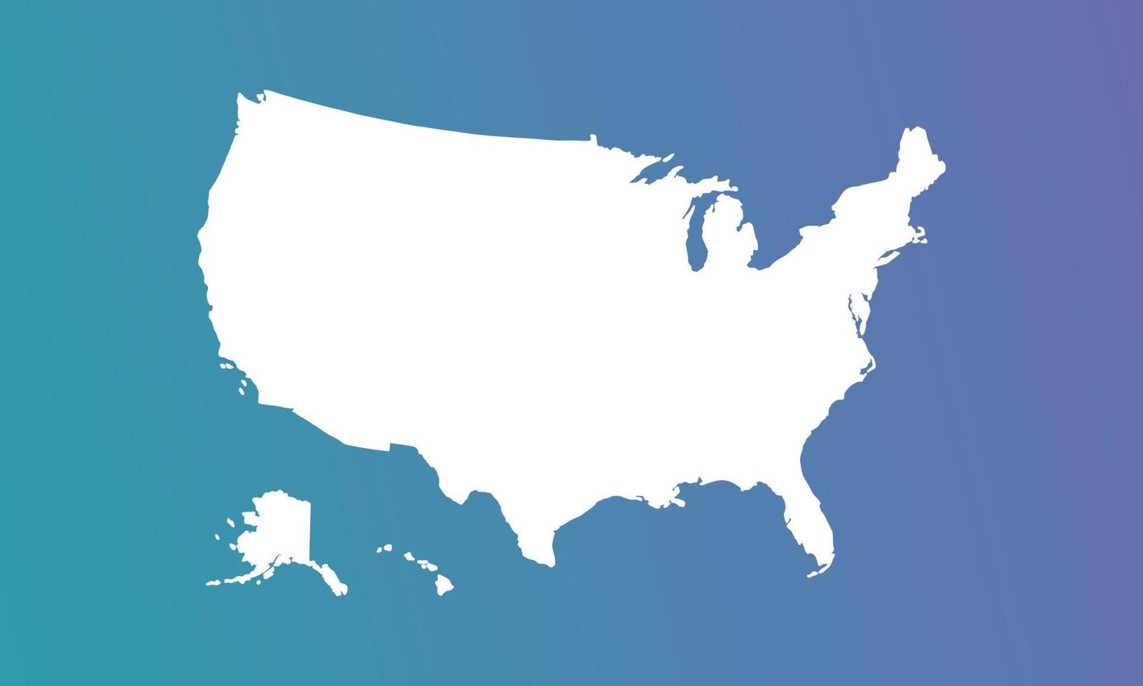 Amerika bakgrund med blå och lila lutning vektor