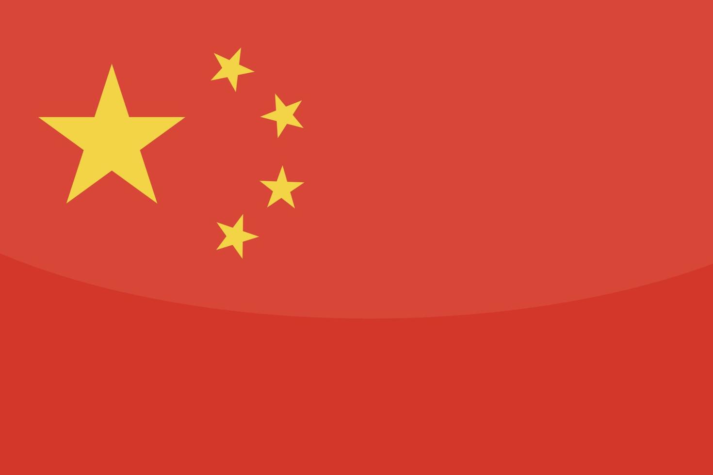 Kina flagga vektor hand dras,renminbi vektor hand dragen