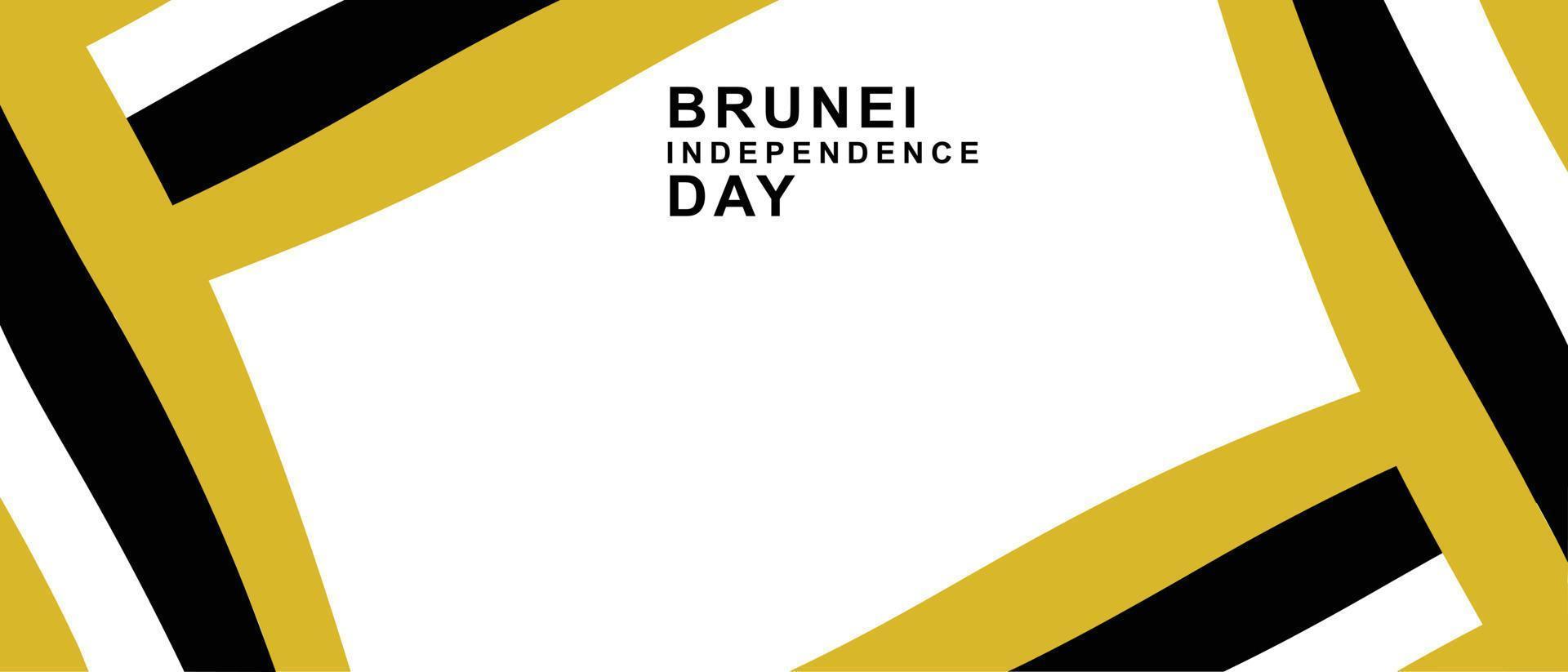 brunei oberoende dag vektor design mall bakgrund baner