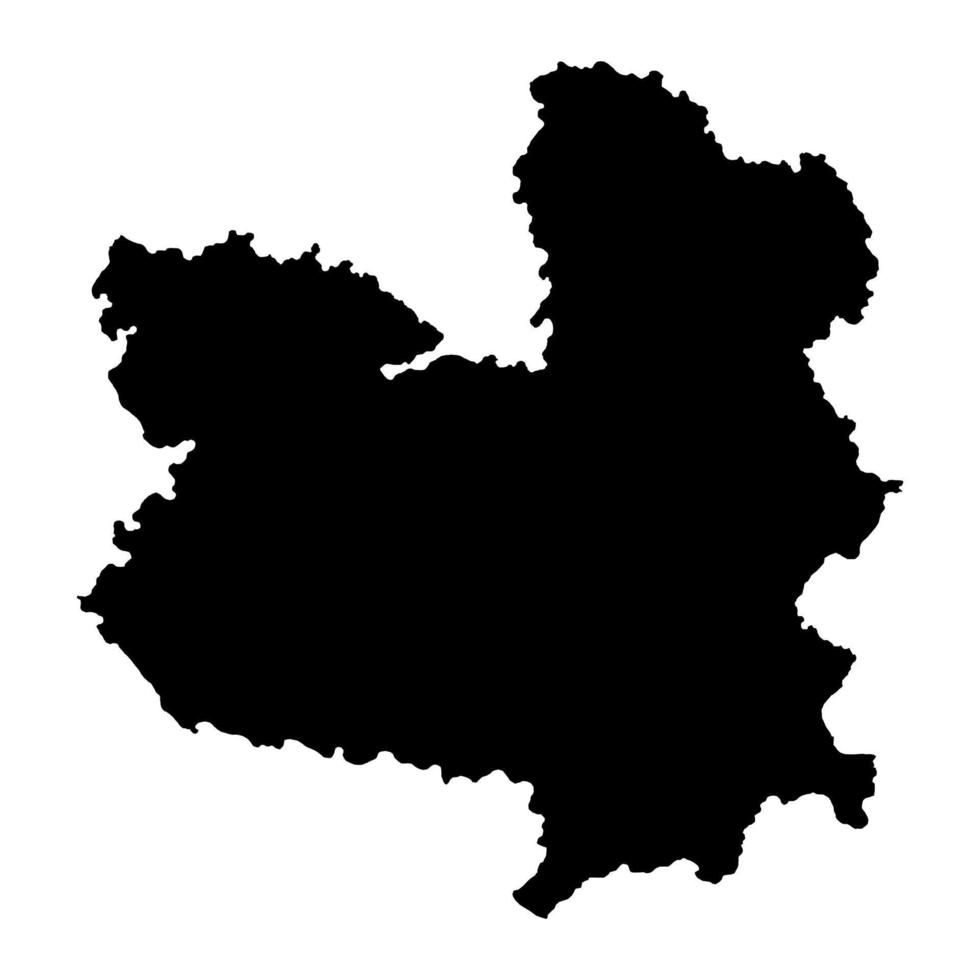 Kastilien-La Mancha-Karte, Region Spanien. Vektor-Illustration. vektor