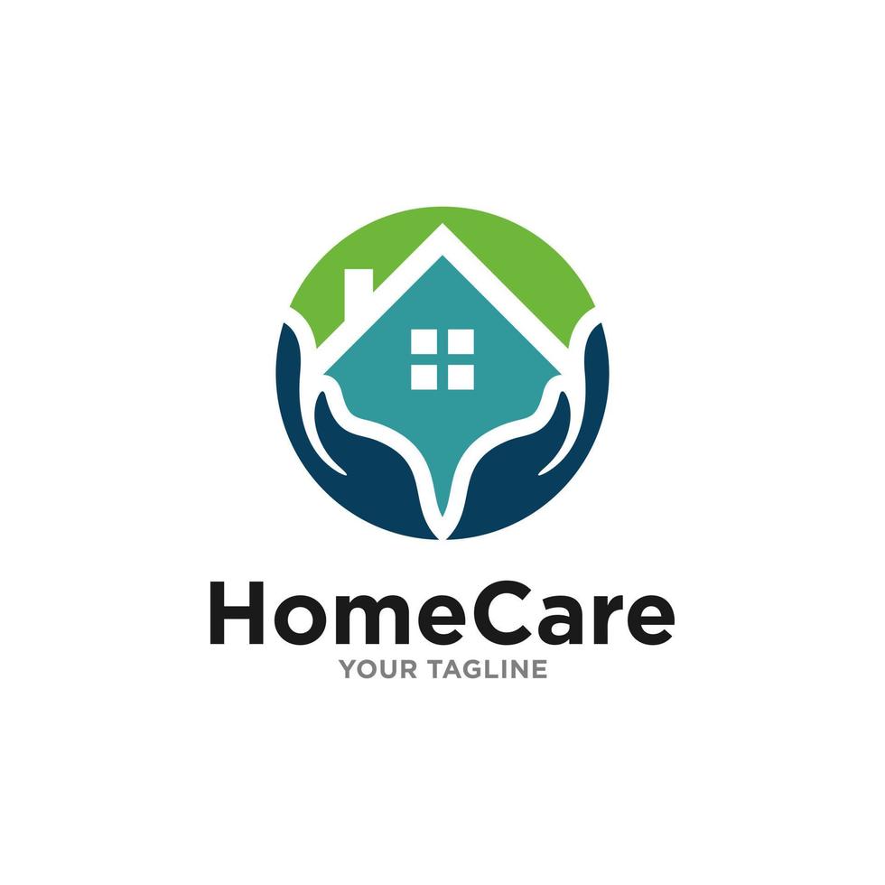 Logo-Vorlage für das Hauspflegezentrum vektor