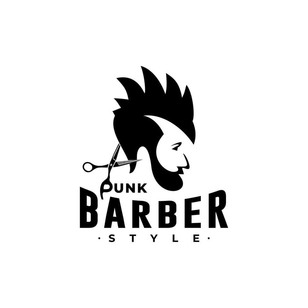 vintage barbershop-vektorembleme und etiketten. Friseurabzeichen und Logos. barbershop logo und barber shop vintage label und abzeichenillustration vektor