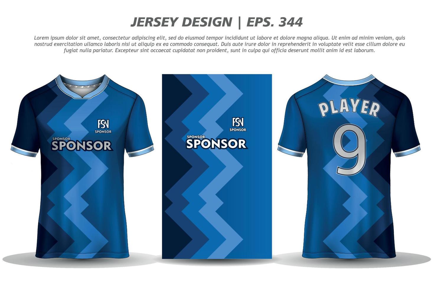 jersey design sublimering t-shirt premium geometriskt mönster otrolig vektorsamling för fotboll fotboll racing cykling spel motocross sport vektor