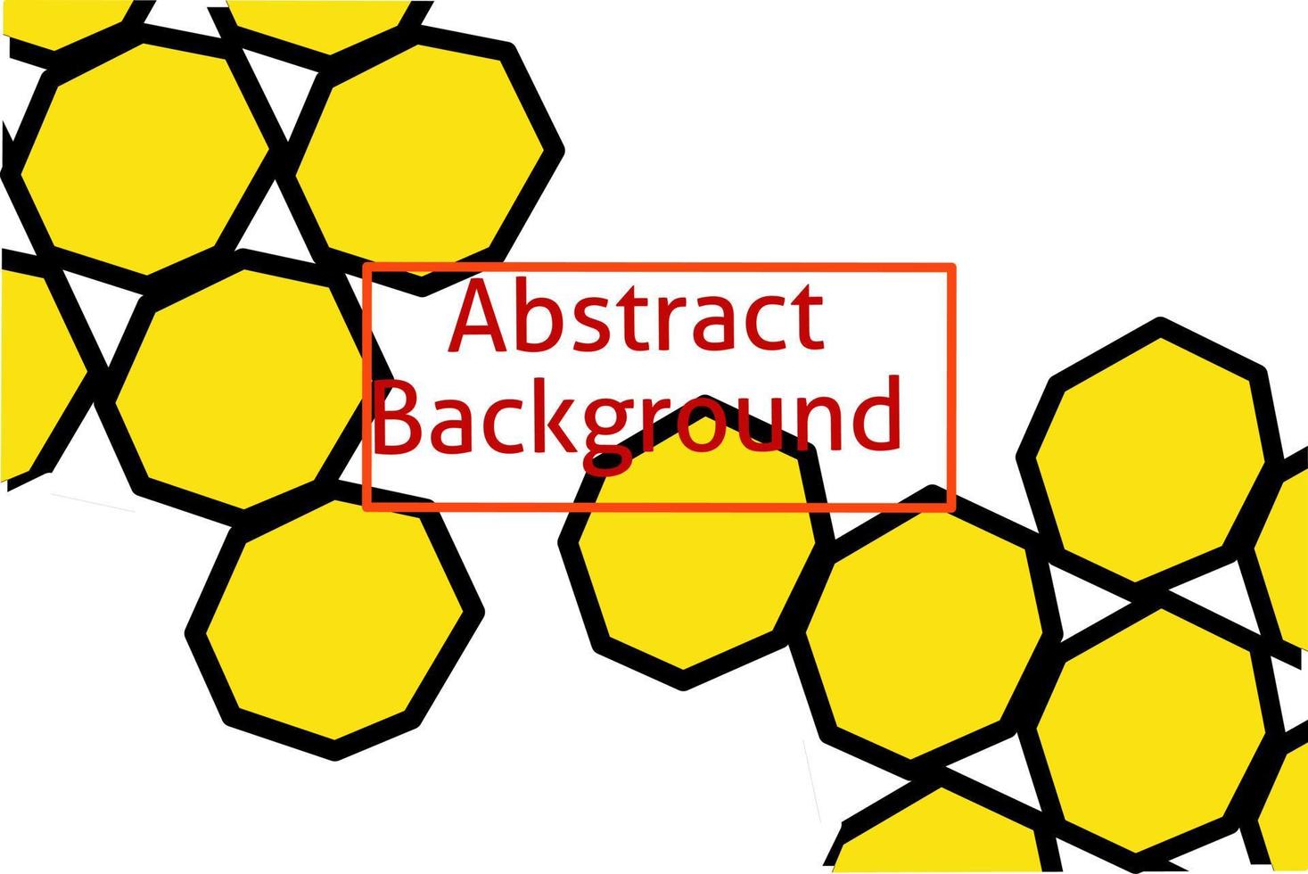 gul abstrakt bakgrund med cirkel motiv vektor