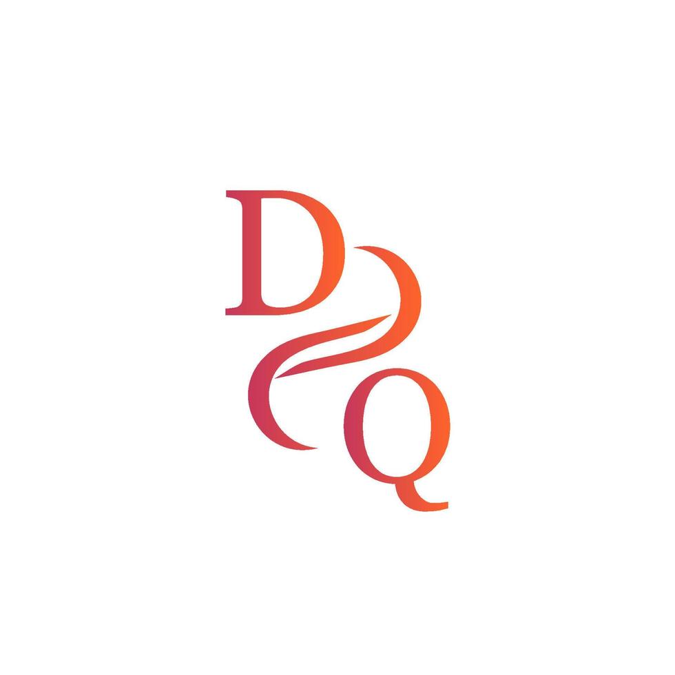 dc orangefarbenes Logo-Design für Ihr Unternehmen vektor