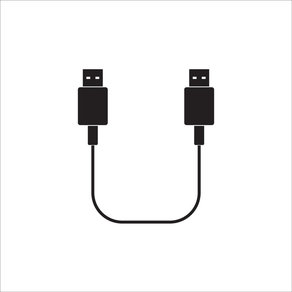 uSB kabel- ikon logotyp vektor design