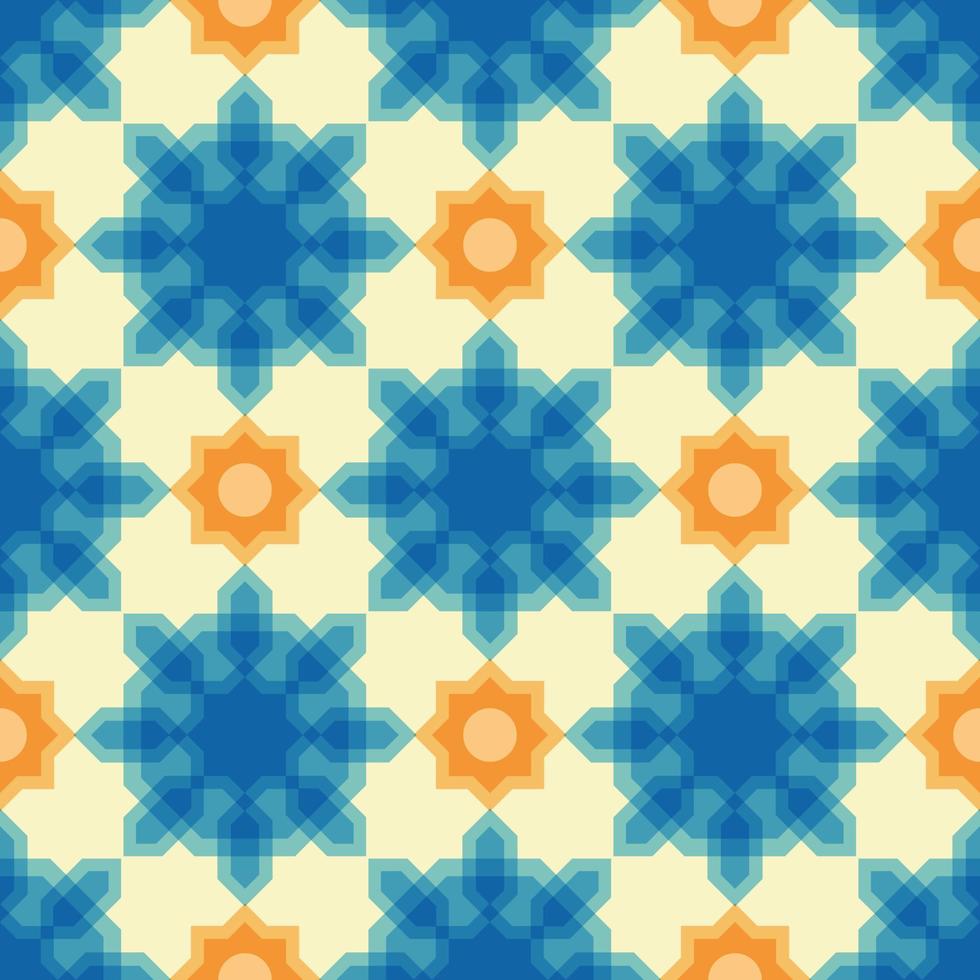 abstrakt sömlös mönster i islamic stil. vektor