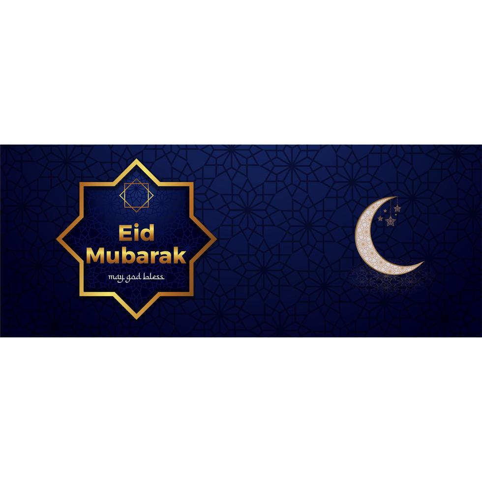 eid mubarak banner vektor