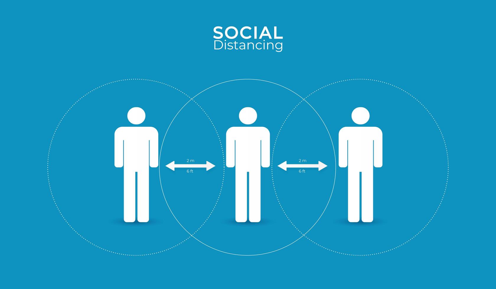 social distancing enkel affischdesign vektor