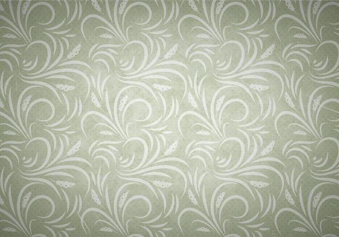 Olive Vector Western Flourish Nahtlose Muster