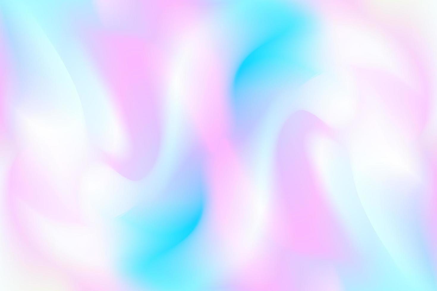 holografischer, schillernder Hintergrund mit Farbverlauf. abstrakte lebendige neonillustration. rosa und blaue regenbogenpastelltapete. lebendiges Vektorbanner. vektor