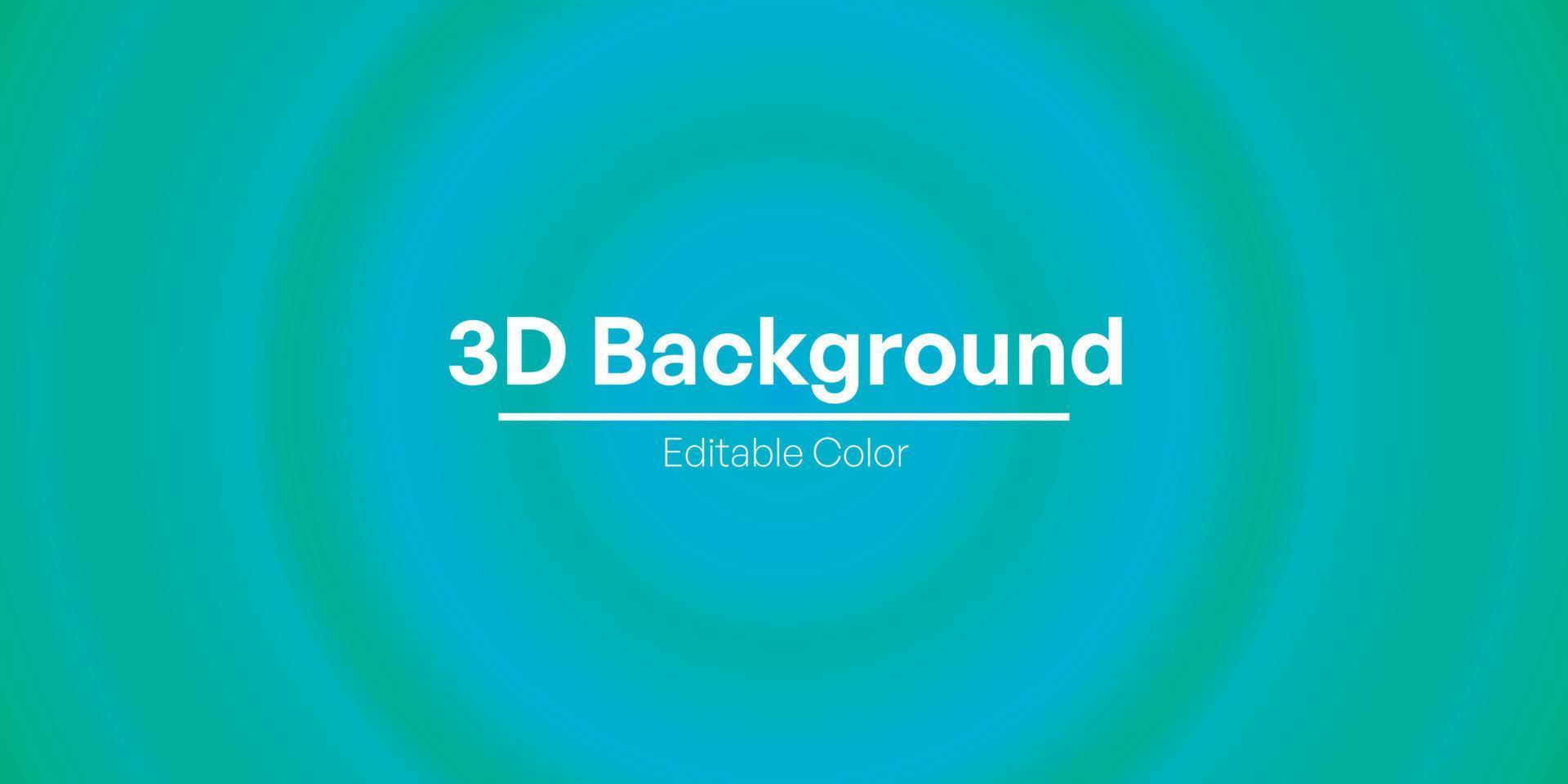 editierbarer farbiger 3D-Hintergrund für alles vektor