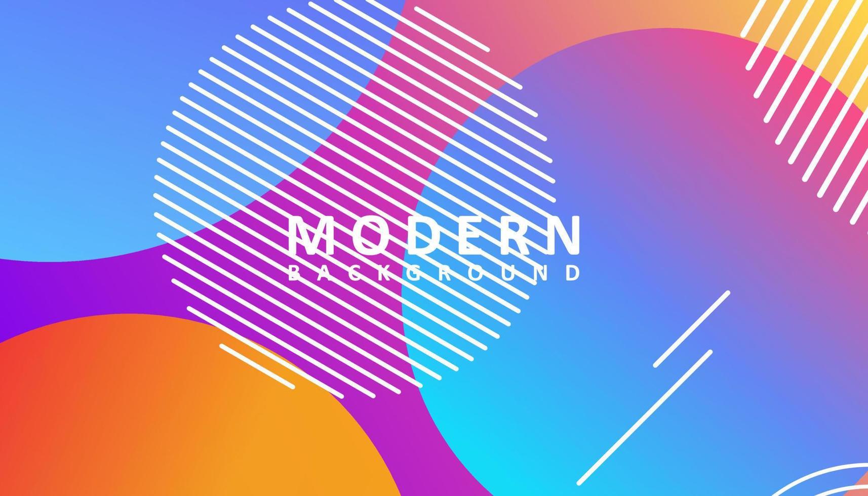 abstrakt modern färgglad gradient bakgrundsdesign vektor