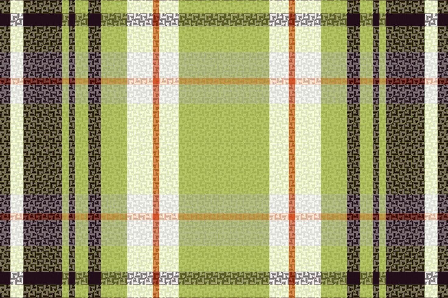 Tartan oder kariertes Halloween-Farbmuster. vektor