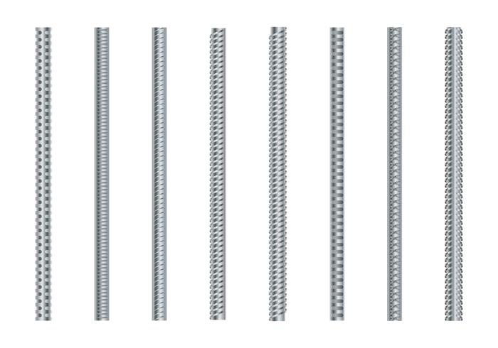 Rebars-Vektor-Set vektor