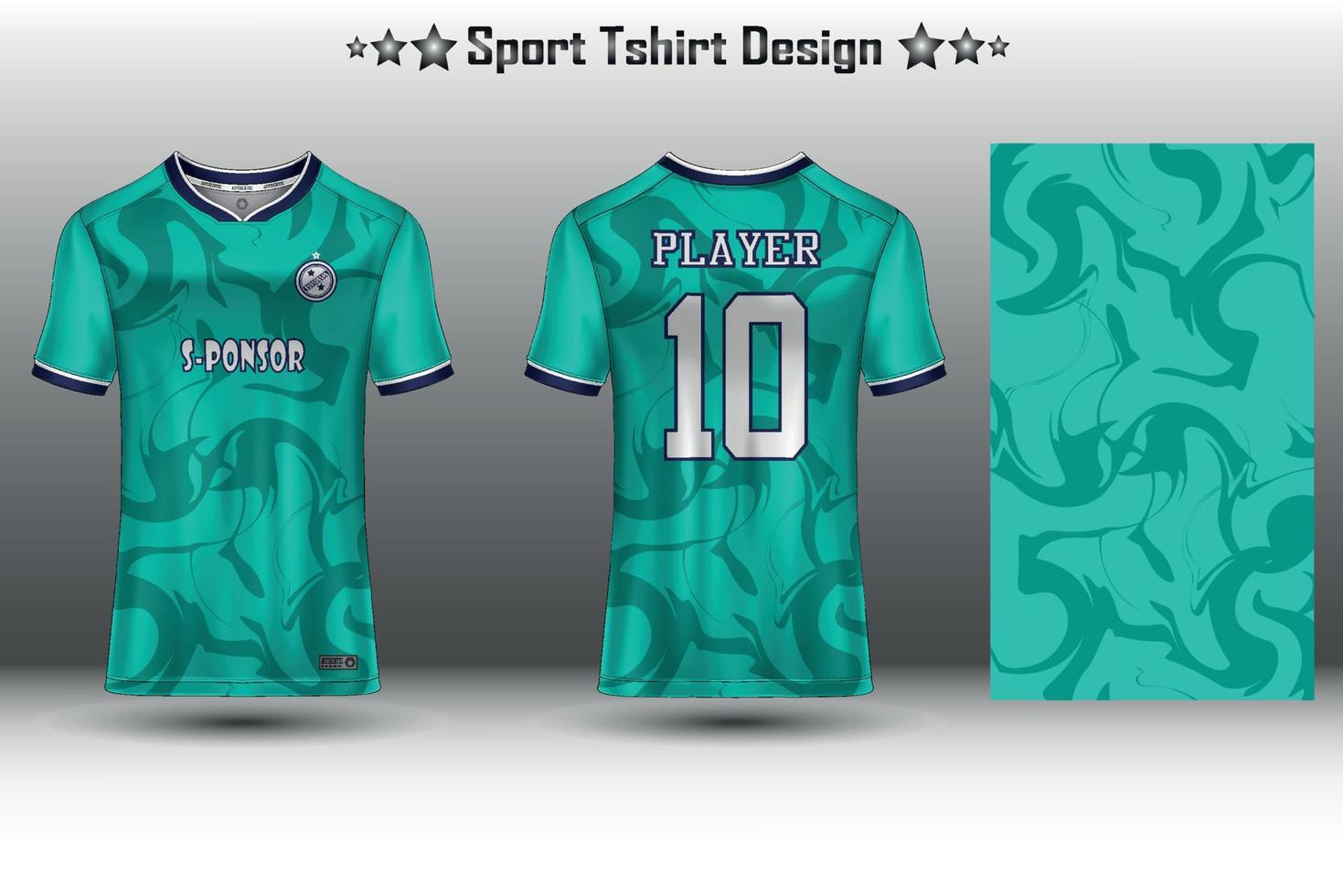 Fußballtrikot-Mockup-Fußballtrikot-Design-Sublimationssport-T-Shirt-Design-Kollektion für Rennen, Radfahren, Spiele, Motocross vektor