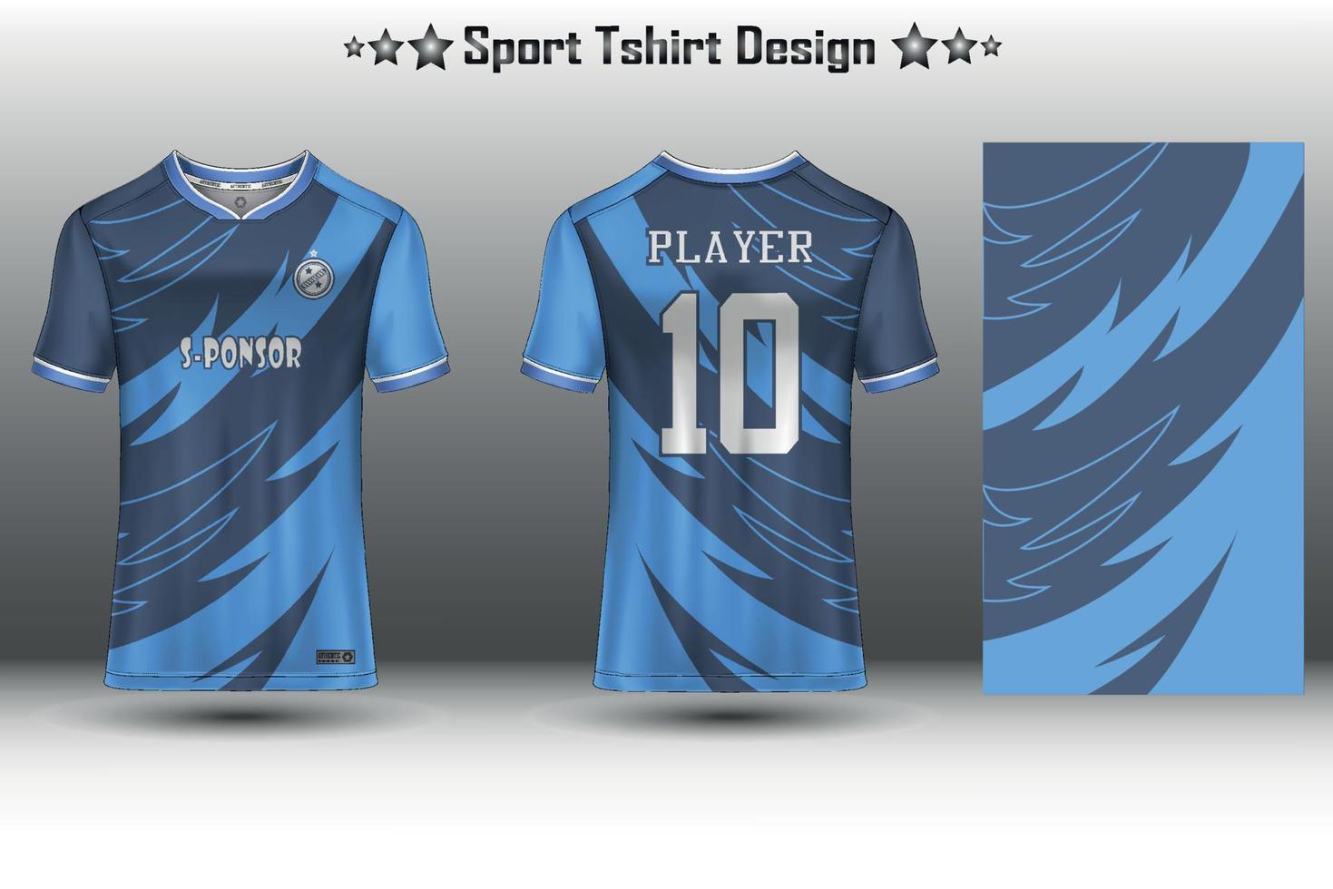 Fußballtrikot-Mockup-Fußballtrikot-Design-Sublimationssport-T-Shirt-Design-Kollektion für Rennen, Radfahren, Spiele, Motocross vektor