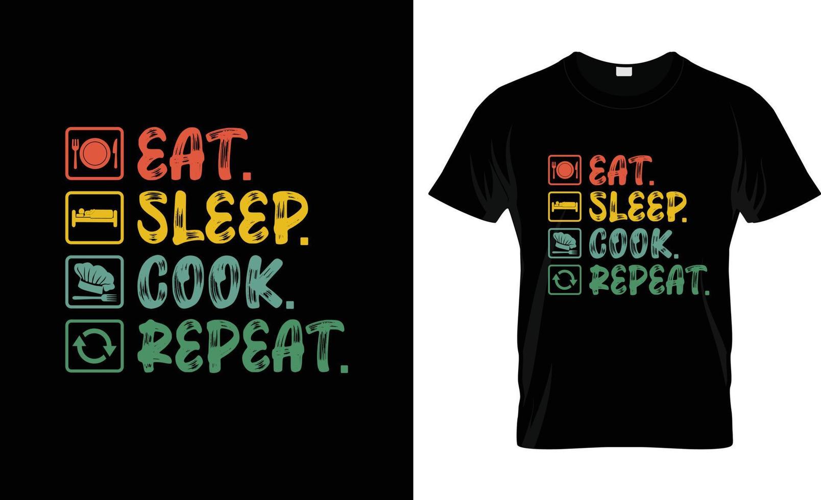 Chef-T-Shirt-Design, Chef-T-Shirt-Slogan und Bekleidungsdesign, Chef-Typografie, Chef-Vektor, Chef-Illustration vektor