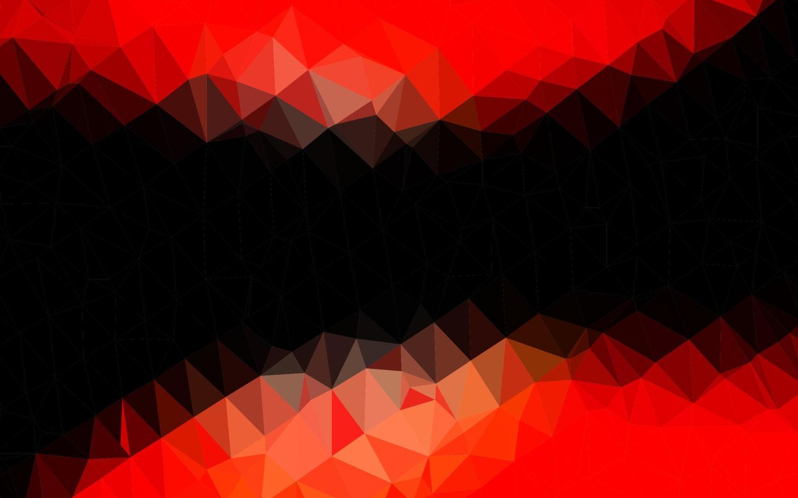 hellroter Vektor polygonaler Hintergrund.