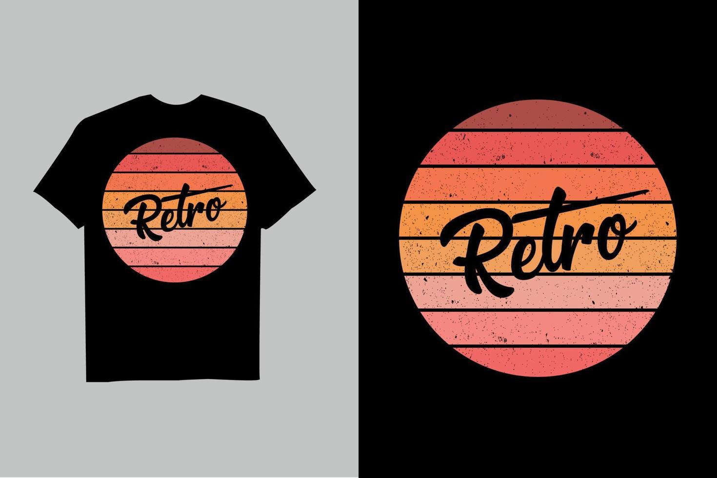 retro vintage tshirt design vektor