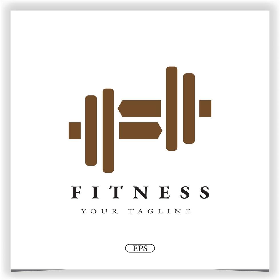 Fitnessstudio Fitness modernes Logo Premium elegante Vorlage Vektor eps 10