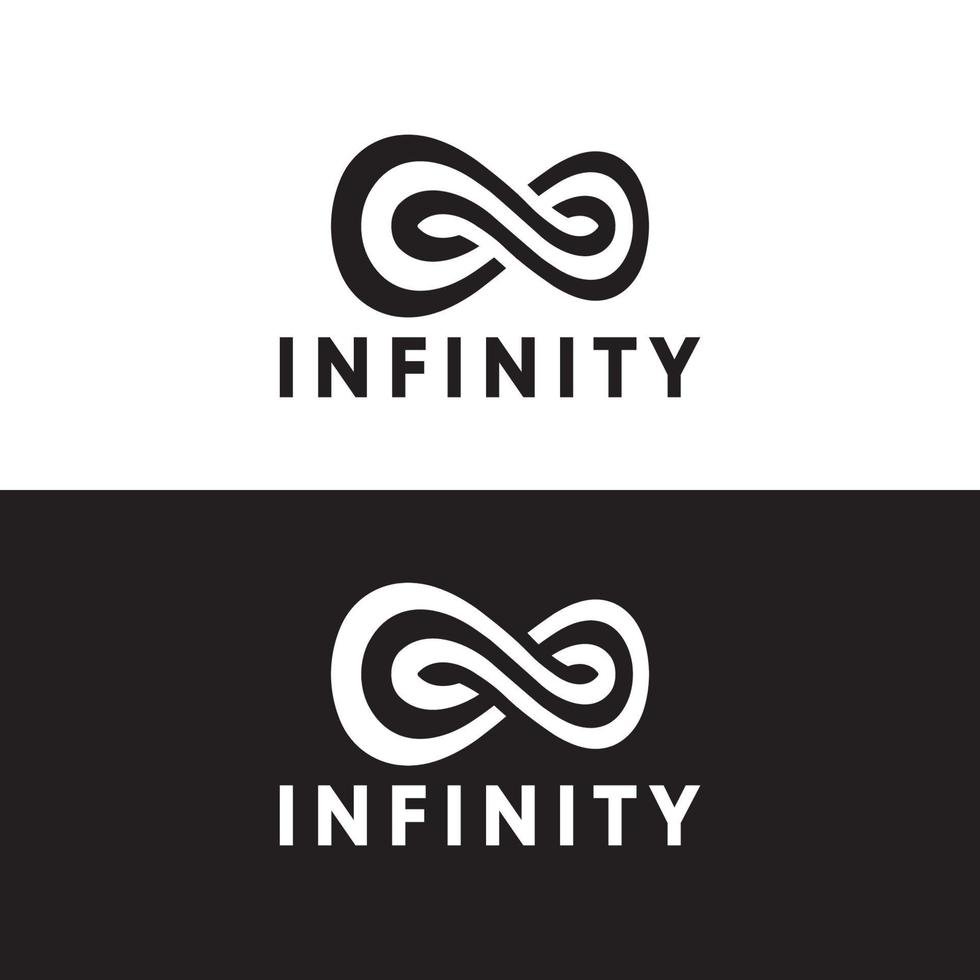 oändlighet vektor logotyp mall illustration design.