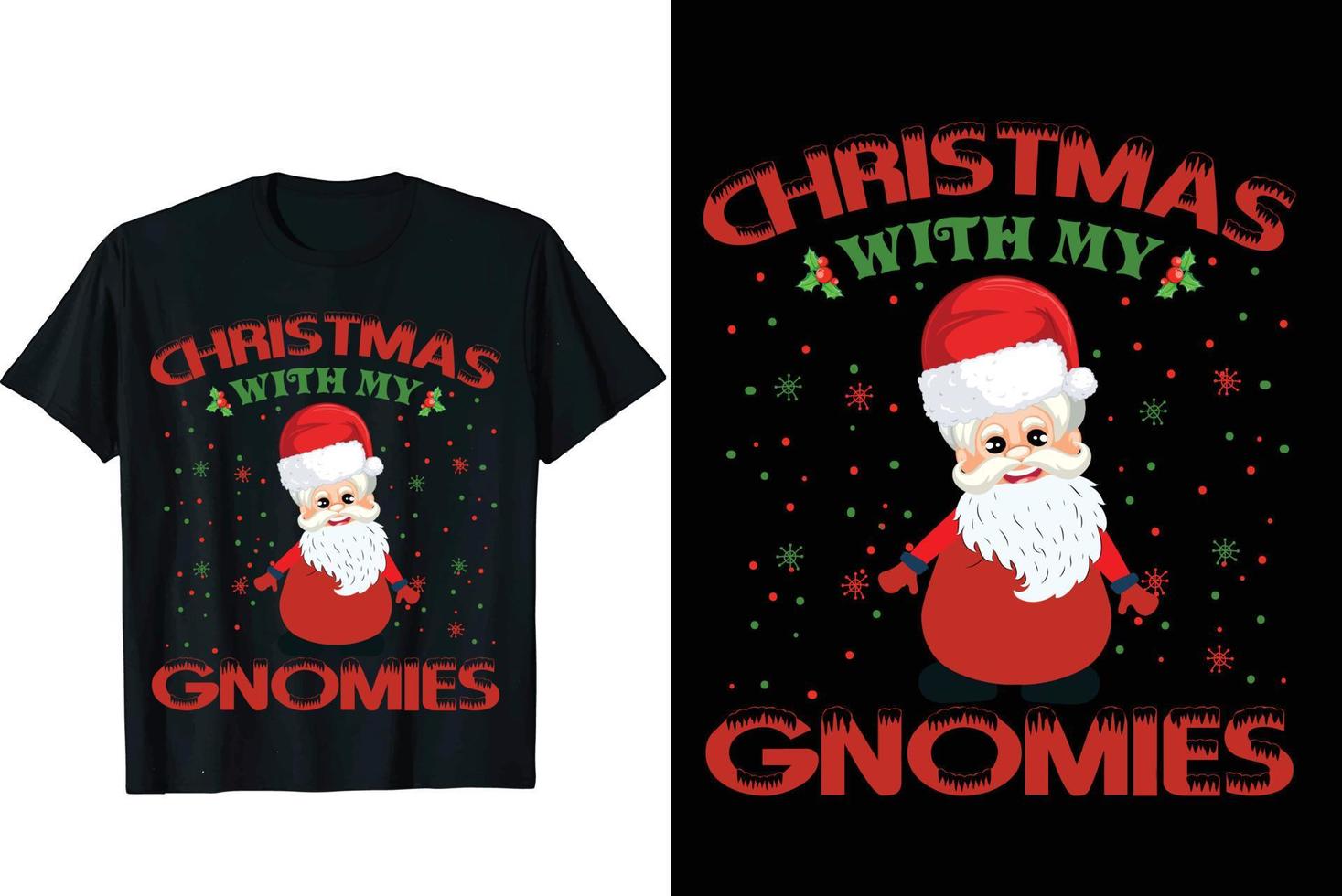 Weihnachts-T-Shirt-Design vektor