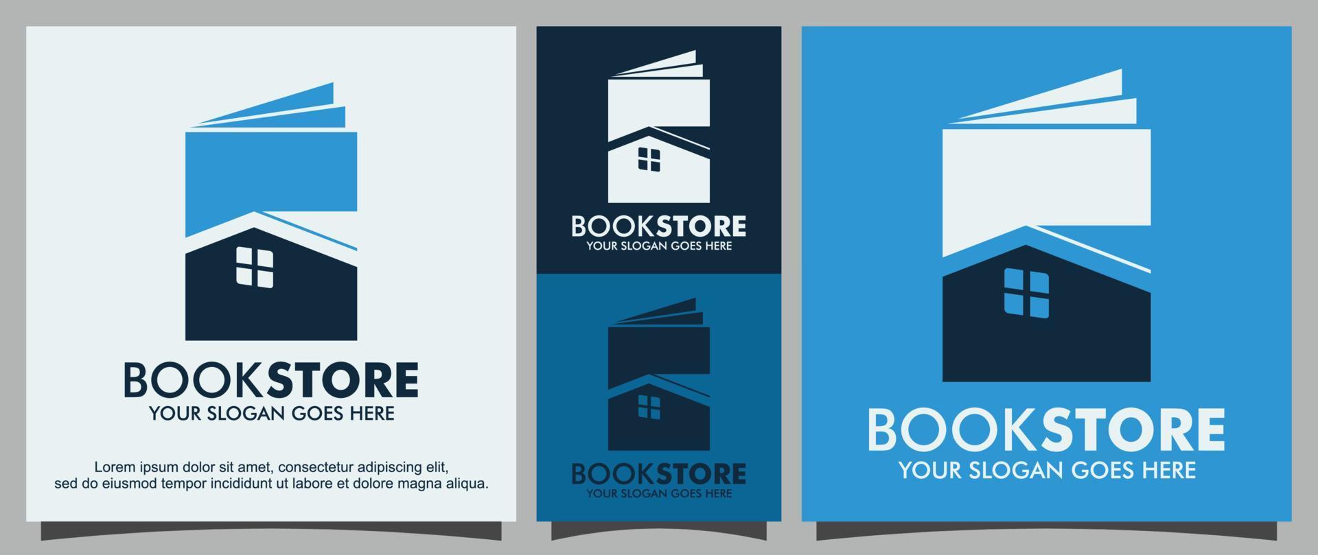 Logo Ort, um Bücher Vorlagendesign zu lesen vektor