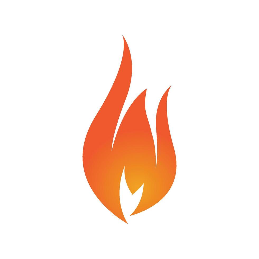 Feuerflamme-Logo-Vektor, Öl-, Gas- und Energie-Logo-Konzept vektor