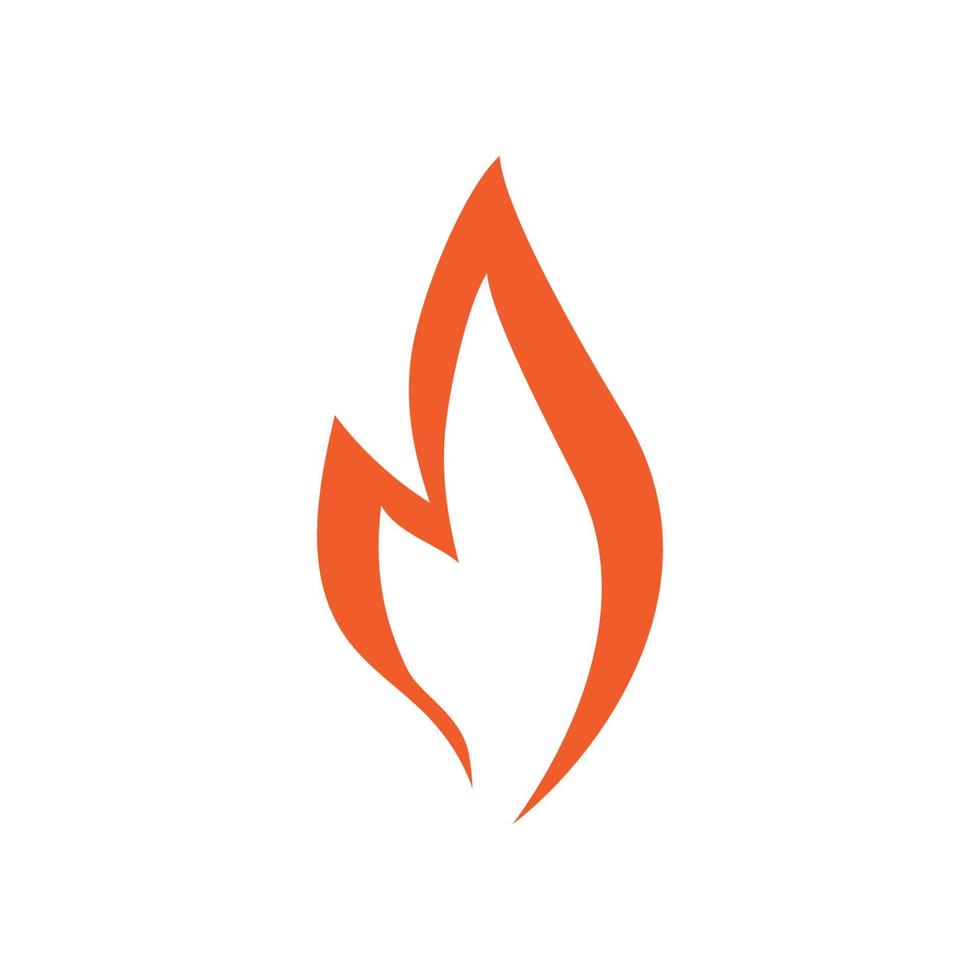 Feuerflamme-Logo-Vektor, Öl-, Gas- und Energie-Logo-Konzept vektor