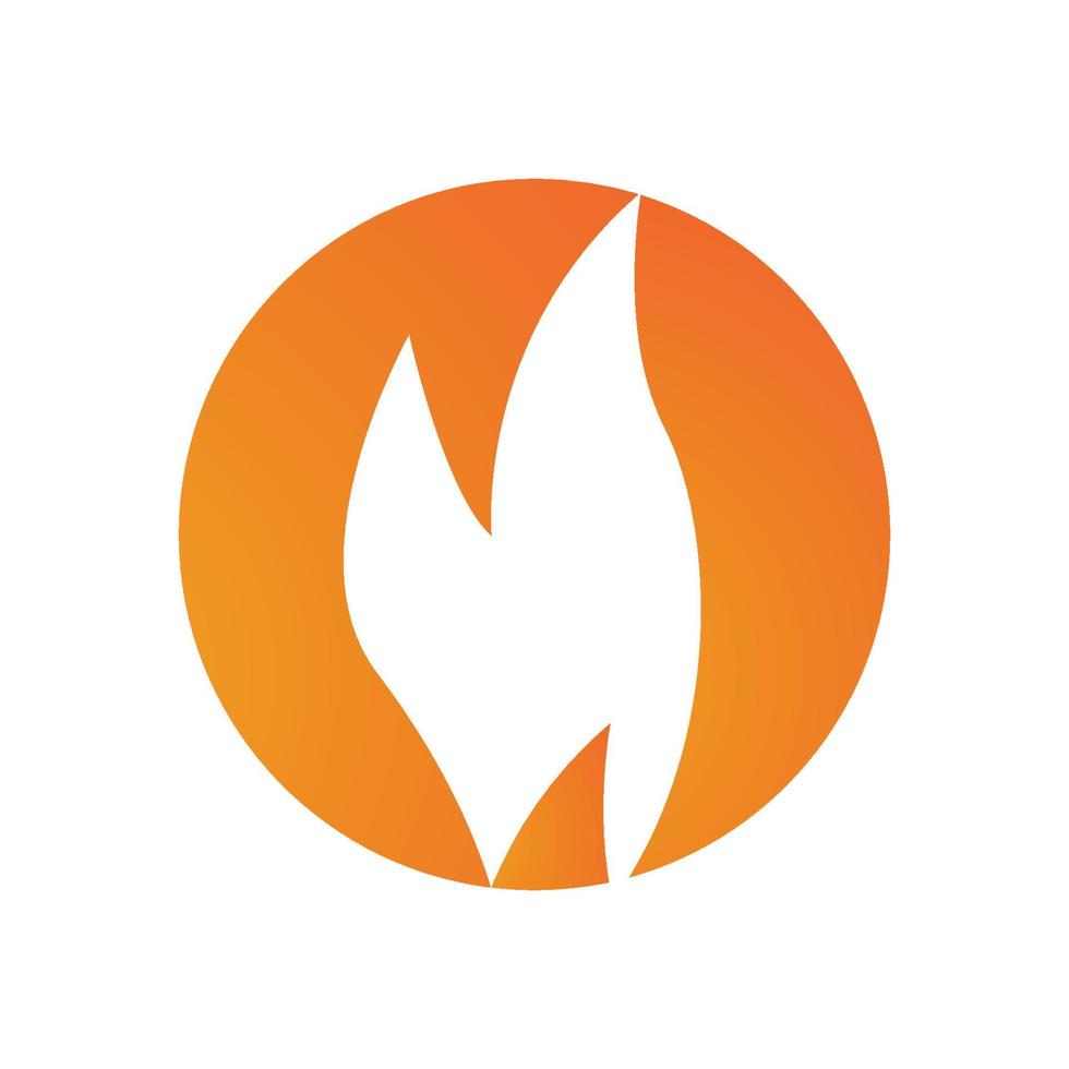 Feuerflamme-Logo-Vektor, Öl-, Gas- und Energie-Logo-Konzept vektor