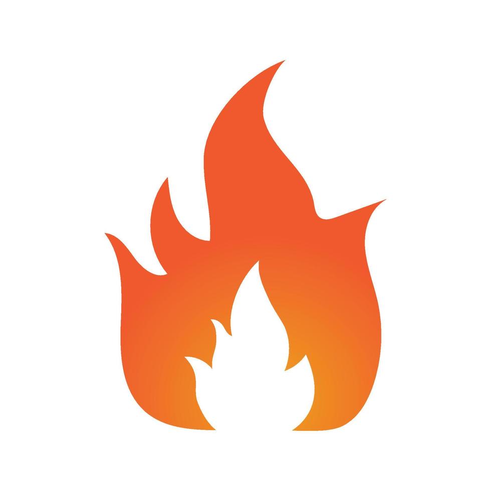 Feuerflamme-Logo-Vektor, Öl-, Gas- und Energie-Logo-Konzept vektor