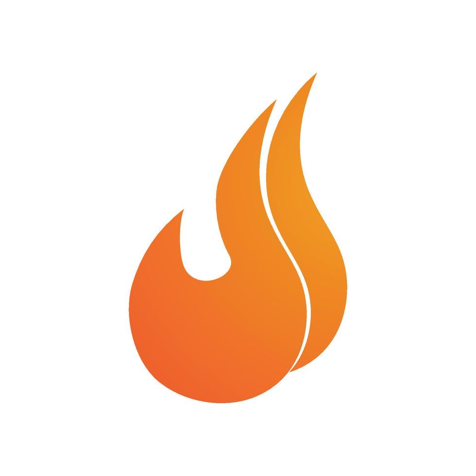 Feuerflamme-Logo-Vektor, Öl-, Gas- und Energie-Logo-Konzept vektor