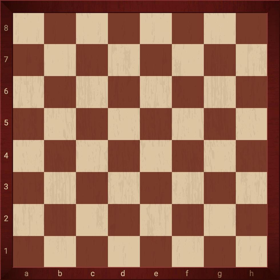 tömma schack styrelse mall. klassisk gammal spel på trä- golv vektor