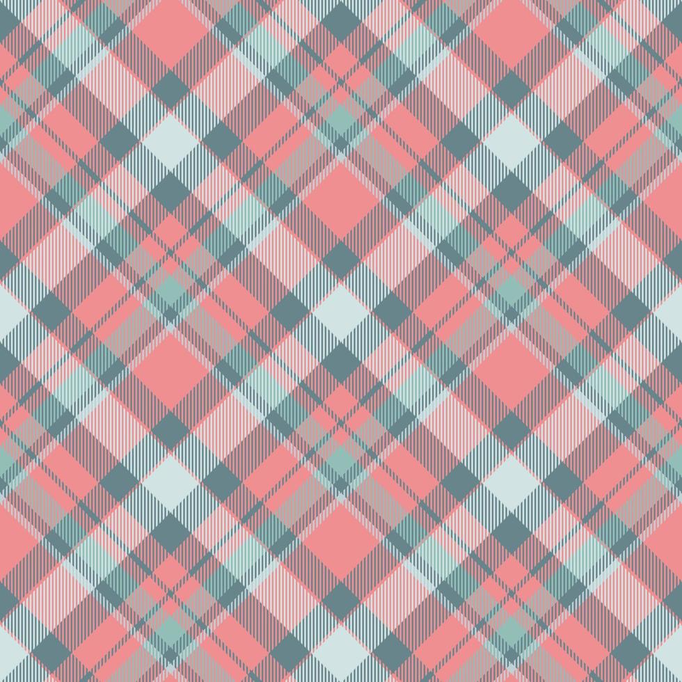 tartan schottland nahtloser karierter mustervektor. Retro-Hintergrundstoff. Vintage Check Farbe quadratische geometrische Textur. vektor