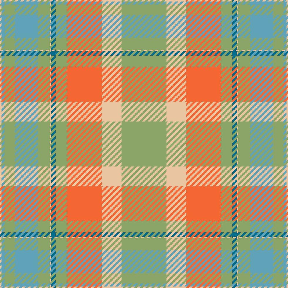 tartan schottland nahtloser karierter mustervektor. Retro-Hintergrundstoff. Vintage Check Farbe quadratische geometrische Textur. vektor