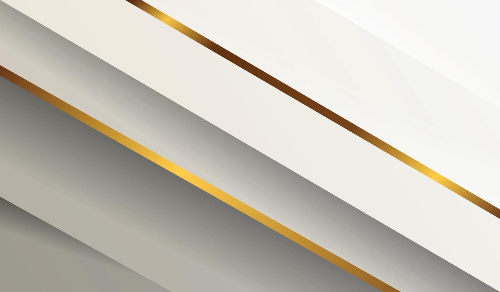 design hintergrund modernes weißes luxusgold vektor