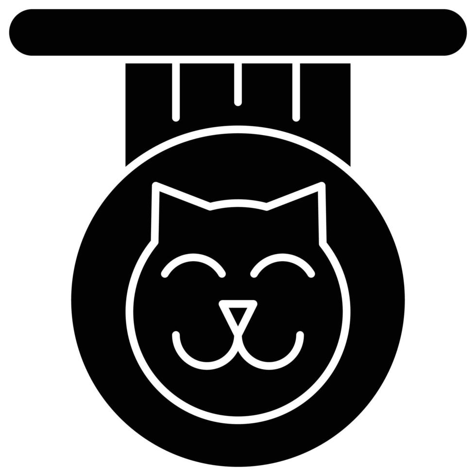 Pet-Award-Symbol, Thema Tierhandlung vektor