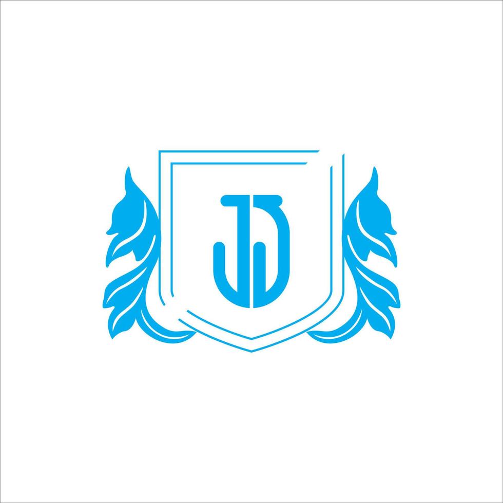 enkel modern jj j monogram logotyp vektor