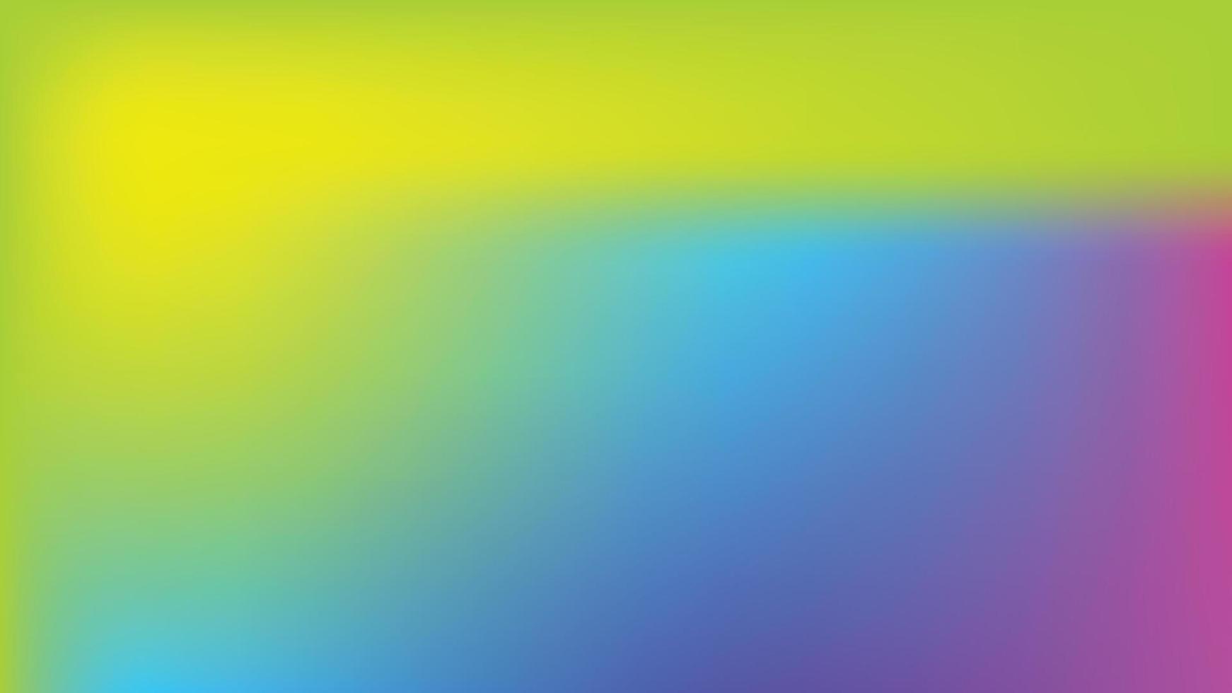 abstrakte verschwommene Farbverlauf gelbe blaue und violette Hintergrundvektorillustration vektor