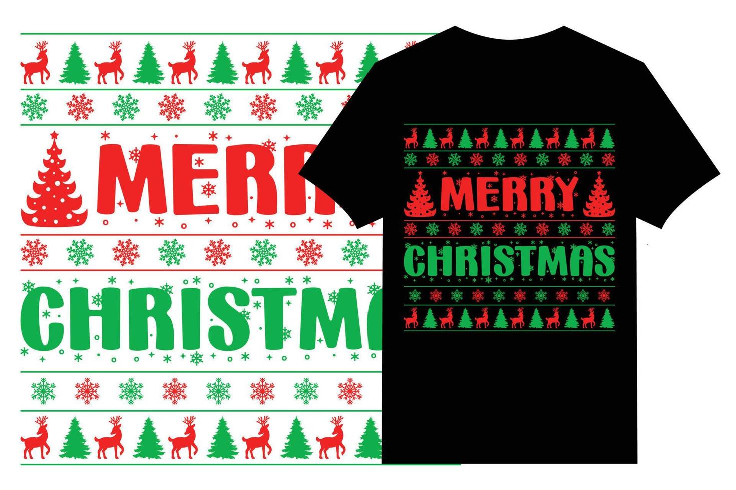 glad jul typografisk t-shirt vektor. vektor