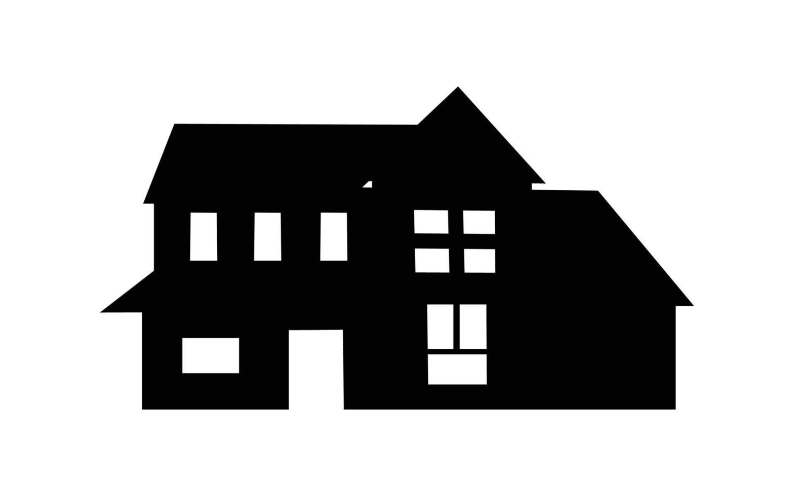 Haus-Vektor-Illustration einfaches Symbol freier Vektor