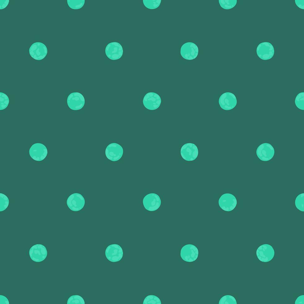 grön polka punkt på tall grön bakgrund, jul bakgrund, sömlös mönster. festlig illustration för högtider, omslag papper, textur eps vektor. vektor
