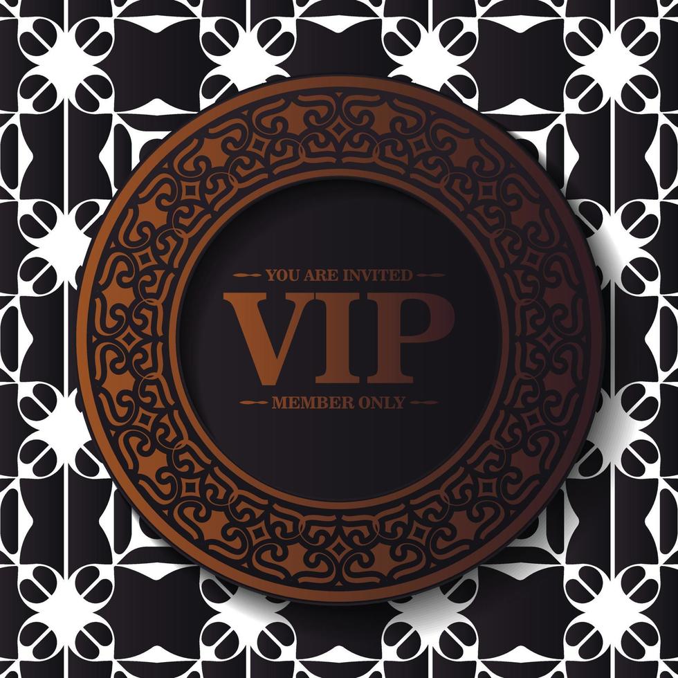 eleganter VIP-Ornament-Hintergrund vektor