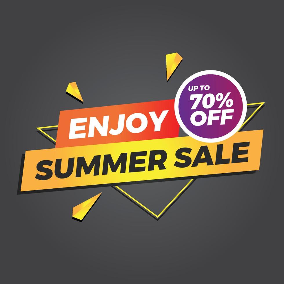 Sommer-Sale-Angebot vektor