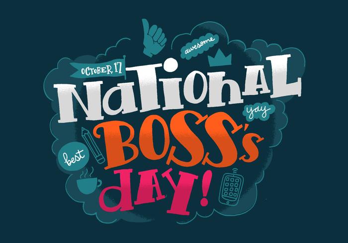 National Boss Day vektor