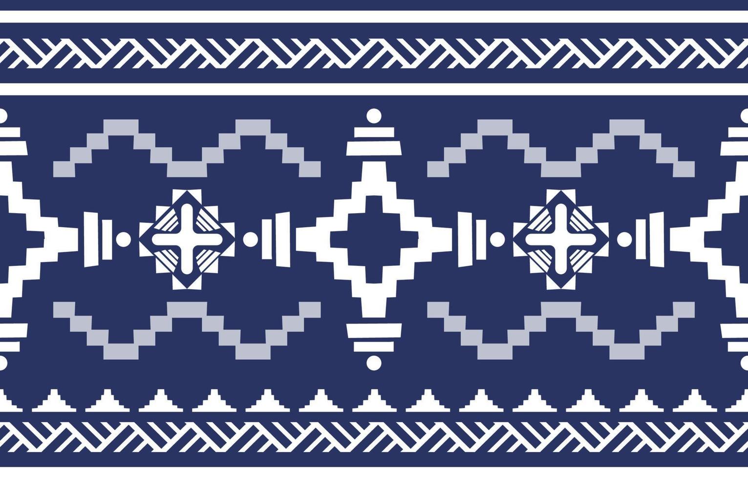 Navajo-Indianer-Stoff nahtloses Muster, geometrischer Stammes-ethnischer traditioneller Hintergrund, Design-Elemente, Design für Teppich, Tapete, Kleidung, Teppich, Interieur, Stickerei-Vektor-Illustration. vektor